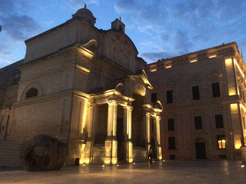2017 in Valletta, Auberge de Castille (Valletta), Church of St. Catherine of Alexandria (Valletta), Cultural heritage monuments in Malta with known IDs, Images from Wiki Loves Monuments 2017, Images from Wiki Loves Monuments 2017 in Malta, Images from Wiki Loves Monuments missing SDC depicts, Images from Wiki Loves Monuments missing SDC location of creation, Images from Wiki Loves Monuments missing SDC participant in, Malta photographs taken on 2017-09-27, Night in Valletta, Pages with maps, Self-published work, Uploaded via Campaign:wlm-mt